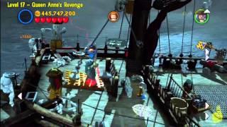 Lego Pirates of the Caribbean Level 17 Queen Annes Revenge - FREE PLAY Minikits and Compass - HTG