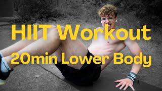 Lower Body HIIT Workout - 20min Cardiotraining