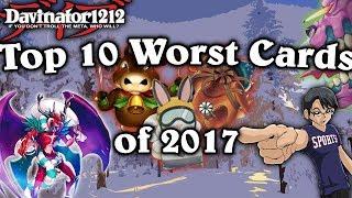 Top 10 Worst Yu-Gi-Oh Cards of 2017