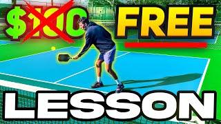 Beginner Pickleball Lesson so you dont have to buy one