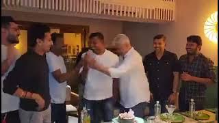 Cricketer Natrajan Birthday Celebration With Thala Ajith  IPL  Nattu