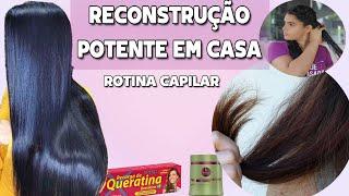 RECONSTRUÇÃO CAPILAR POTENTE E BARATINHA. #hair#receitas#tratamento#como#reconstrução #novex#haskell