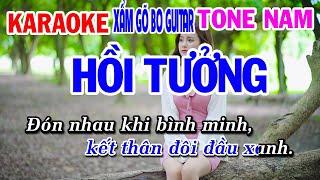 Karaoke Đặc Biệt Xẩm Gõ Bo Guitar  Hồi Tưởng  ToNe Nam  Karaoke Gõ Bo Guitar