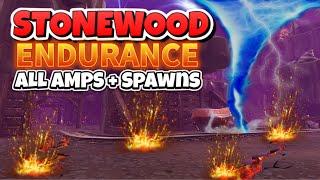 Full AFK Stonewood Endurance Builds - All Amps and Spawn XP farm