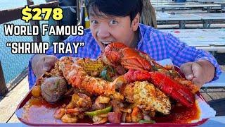 $278 FAMOUS King Crab & Lobster SHRIMP TRAY at San Pedro Fish Market  Foods to Eat Before You Die