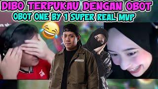 DIBO TERPUKAU OBOT ONE BY 1 SUPER REAL MVP   DIBO LIVE FACECAM MLBB