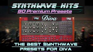 The Best SYNTHWAVE PRESETS For U-He DIVA Synthwave Hits 80 Presets Soundbank