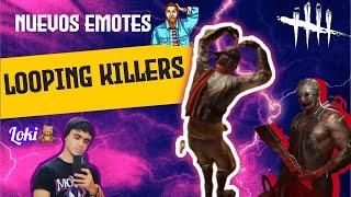 NUEVOS EMOTES Y LOOPEANDO KILLERS CON ACE EL NINJA EN DBD MOBILE #dbdmobile