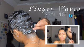 how to FINGER WAVES 