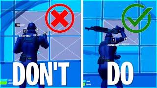 Dumb Edits vs Smart Edits In Fortnite Season 8