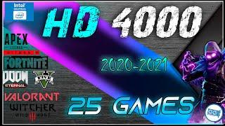 INTEL HD 4000 in 25 GAMES      2021  Part 1