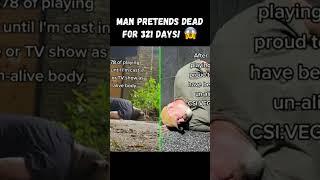 Man Pretends to be Dead and Gets Acting Role #shorts