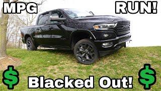 New RAM 1500 Limited Blacked Out - Is This Too Expensive Or Should You Get A Laramie? MPG Run