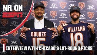 Caleb Williams & Rome Odunze describe their goals for first year with Chicago Bears  NFL on ESPN