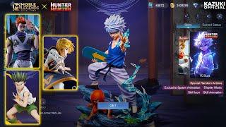 HUNTER X HUNTER COLLAB SKINS REVIEW  JUMP ASSEMBLE  MOBILE LEGENDS