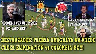 DEVASTADOS PRENSA URUGUAYA REACCIONA A COLOMBIA vs URUGUAY 1-0 HOY COLOMBIA A LA FINAL COPA AMERICA
