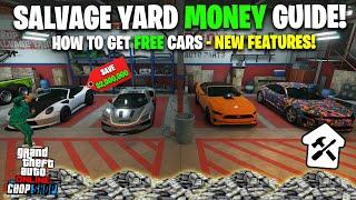 GTA Online SALVAGE YARD Money Guide 2024  GET CARS 99% OFF  Business Guide To Make MILLIONS