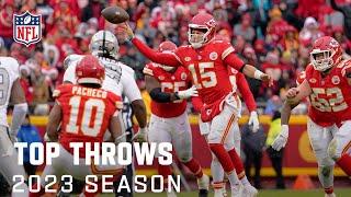 Top Throws of The 2023 Regular Season  NFL Highlights