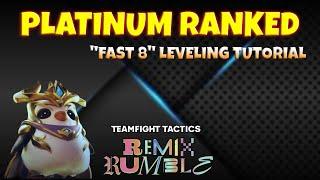 FAST 8 LEVEL GUIDE in RANKED COMBAT not including other roll methods SET 10 TFT