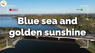 Blue sea and golden sunshine  Video Lyrics 