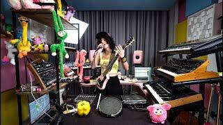 GIORGIA ANGIULI live set w microphone guitar pepper and toys