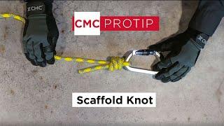 How to tie a Scaffold Knot  CMC Pro Tip