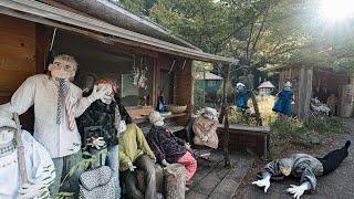 ABANDONED SCARECROW VILLAGE  JAPANS STRANGEST GHOST TOWN Everyone Disappeared