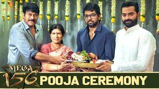 #Mega156 Pooja Ceremony  Megastar Chiranjeevi  Vassishta  MM Keeravani  UV Creations