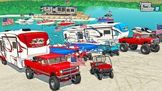 MEMORIAL DAY CAMPING & BOATING AT THE LAKE WAKE BOAT JET SKIS & MORE  FS22