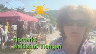 Блошиный рынок в городке Waldshut-Tiengen Германия