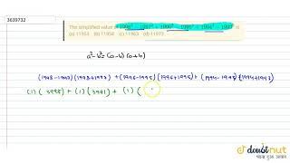 The simplified value of 1998^2-1997^2+1996^2-1995^2+1994^2-1993^2isa 11953 b 11958 c 11963