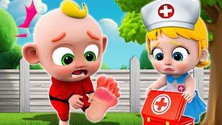 Oh no Baby Got A Boo Boo   Safety Tips For Kids  NEW  Funny Nursery Rhymes For Kids