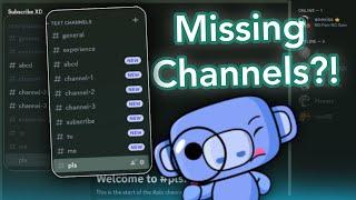 SERVERS CHANNELS Missing in DISCORD ? FIXED