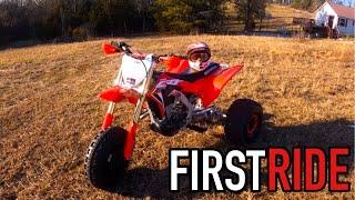 CRF450R Trike3-Wheeler FIRST TRAIL RIDE