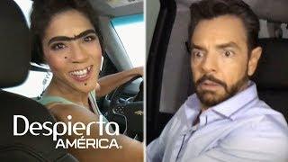 Eugenio Derbez vive incómodo momento con Mela la Melaza en el auto