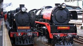 Steamrail & VGR Maldon Steam Spectacular R761 & K190 - Australian Trains Victoria