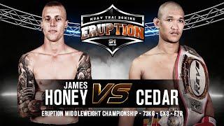 Eruption Muay Thai 21 James Honey Vs Cedar