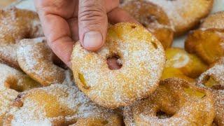 Apple fritters recipe in 5 minutes If you have 2 apples and 2 eggs make this easy breakfast #ASMR