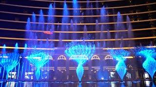 Wynn Macau Fountain - Always Look on the Bright Side of Life Night With New Lights  - Company Bow