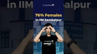 IIM Sambalpur gender ratio76% females ‍️ 24 % males 