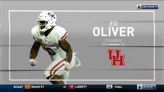 Ed Oliver vs Navy 2018