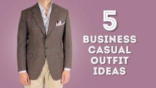 5 Business Casual Outfit Ideas For Gentlemen