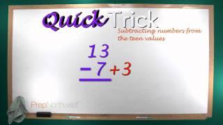 PrepNW Quick Trick Subtraction of the teens