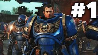 WARHAMMER 40K SPACE MARINE 2 Gameplay Walkthrough Part 1 - INTRO Campaign