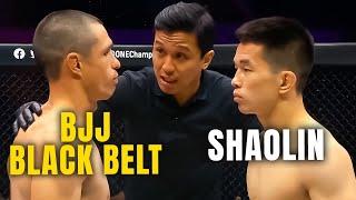 When A BJJ Black Belt & A Shaolin Monk Meet In MMA 