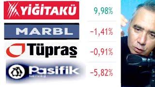 Tüpraş - Marbl - Yiğit Akü - Pasifik Donanım Hissse Yorum - Borsa İstanbul