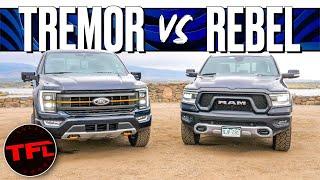 Did The Ford F-150 Tremor Just COMPLETELY Outshine The Ram Rebel? I Take A Closer Look