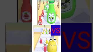 Juice run VS juice run gaming video. #shorts