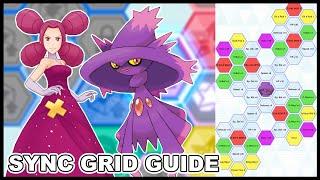 Best Fantina & Mismagius Sync Grid Builds Guide  Pokemon Masters EX