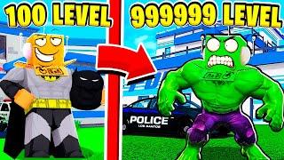 САМАЯ КРУТАЯ В МИРЕ ТЮРЬМА С СУПЕРГЕРОЕМ ПОЛИЦИИ НУБ И ПРО ВИДЕО ROBLOX Police Tycoon